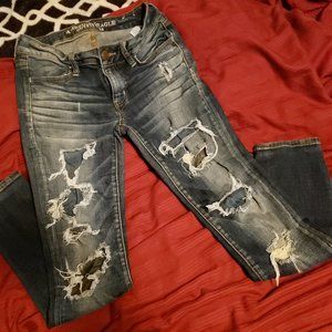 American Eagle jeggings skinny size 0